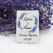 Hayaller Dükkanı 30 Adet Ahşap Magnet Nikah Magnet Nikah Şekeri Uv Baskı