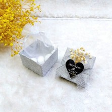 Hayaller Dükkanı 30 Adet Kutu Gümüş Renk Nikah Şekeri