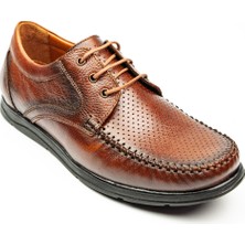 Nobel 1051 Bağcıklı Taba Deri Günlük Erkek Ayakkabı