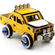 Vavsan Mini Pickup Ahşap Oyuncak Araba