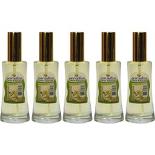 Paradise Limon Kolonyası 50 ml Cam Şişe Sprey 5 Adet Klk 80 Derece