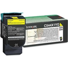 Lexmark C544X1YG Orj. Sarı TONER-C544 / X544 / X546