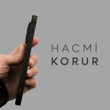 CepStok Apple iPhone 13 Mini Kılıf Slim Fit Ultra Ince Esnek Kamera Korumalı Mat Siyah Silikon