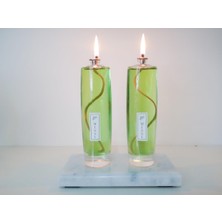 Missi 2li Slımfıt Yeşil Renk Palo Santo Kokulu Kandil Seti (2X110 Ml)