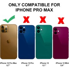 Teknomoda Apple iPhone 12 Pro Max ( 6.7 Inç ) 360 Kılıf Şeffaf Ön Arka Silikon