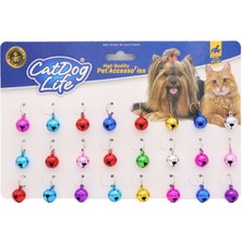 petzanya Kedi ve Köpekler Için Renkli Zil 16MM