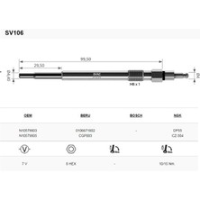 Mothers Svac Vw Passat Bkp Touran Golf Jetta (Isıtma) Bujisi 4'lü Takım