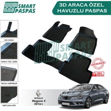 Renault Megane (4) 2016  ve Sonrası 3D Havuzlu Paspas