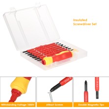 Buyfun Manyetik Yıldız Uçlu ve Oluklu Uçlu 7'si 1 Arada 500V (Yurt Dışından)