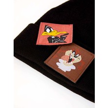 Looney Tunes Siyah Bere Değiştirilebilir Stickerlı