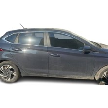 Blueoto Hyundai i20 2020 - 2021 Cam Çıtası Çerçevesi Full Set Krom