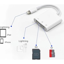 Ssmobil 3 In 1 Iphone Lightning To Sd-Tf Çevirici Adaptör