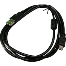 Nivatech 8680752949158 Kablo USB 5 Pin Ntc 607 USB To Mini 5 Pin Black 1.5m