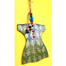 NAZAR Dekoratif El Işçiliği Cam Kaftan Bahçe Duvar Balkon Süsü 20CM