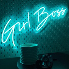 Honey Concept Gril Boss  Neon LED Duvar Yazısı Dekoratif Duvar Aydinlatmasi Gece Lambası