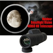 Okgoods Dış Mekan Yürüyüş Teleskobu Için Tripod Klipsli Hd Optik Monoküler 40X Yakınlaştırma (Yurt Dışından)