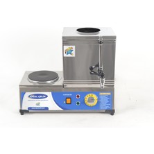 İdeal Çelik Ideal Çay Ocağı Kazanı 10 L Tek Demlikli Elektrikli Çay Pleytli