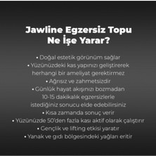 Moda ziynet Jawline Çene Kası Egzersiz Topu (Orta ve Zor Seviye)