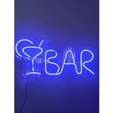Dekoraven Bar Neon Tabela Neon Yazı Led Dekoratif Duvar Aydınlatması Neon Duvar Dekorasyonu