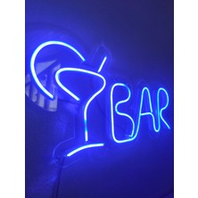Dekoraven Bar Neon Tabela Neon Yazı Led Dekoratif Duvar Aydınlatması Neon Duvar Dekorasyonu