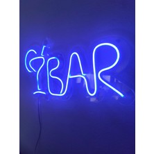 Dekoraven Bar Neon Tabela Neon Yazı Led Dekoratif Duvar Aydınlatması Neon Duvar Dekorasyonu