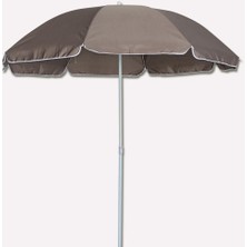 Shopmekan Polyester Örtülü Bahçe Balkon Teras Şemsiye Gri