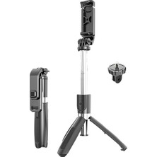 L02 4in1 Selfie Çubuğu Uzaktan Kumandalı Bluetooth Tripod