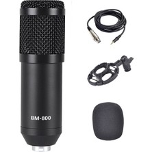 BM800 Condenser Stüdyo Profesyonel Kayıt ve Yayın Mikrofonu Studio