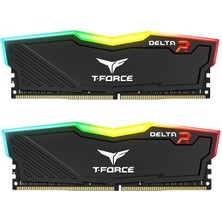 Team T-Force Delta Rgb Black 16GB (2X8GB) 3600MHZ CL18 Ddr4 Gaming Ram (TF3D416G3600HC18JDC01)