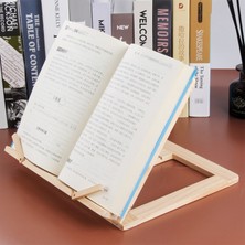 Sanlindou Katlanabilir Kahverengi Bookends Standı Yemek Kitabı Tutucu Okuma Raf Kahverengi Okuma Kitap Desteği Standı Tutucular Tablet Pc | Bookends (Yurt Dışından)