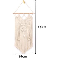Sanlindou Makrome Duvar Asılı Goblen Duvar Dekor Boho Chic Bohemian Dokuma Ev Dekorasyon Daire Yatak Odası Oturma Odası Galeri Için | Dekoratif Gobiyeller (Yurt Dışından)