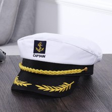 Sanlindou Gemi Kaptan Kostüm Ayarlanabilir Şapka (Yurt Dışından)