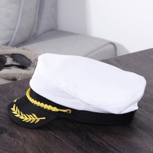 Sanlindou Gemi Kaptan Kostüm Ayarlanabilir Şapka (Yurt Dışından)