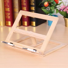 Xinh Yaratıcı Ahşap Çerçeve Okuma Kitaplık Braketi Kitap Bookends Tablet Pc Desteği Müzik Standı Ahşap Masa Çizim Şövale Kırtasiye | Bookends