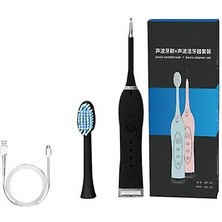 Sanlindou Ultrasonik Elektrikli Diş Scaler, Ev Elektrikli Diş Fırçası, Tartar Remover (Pembe) (Yurt Dışından)