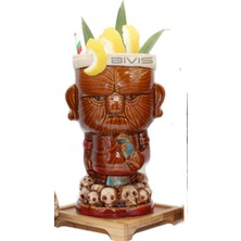 Sanlindou Kupa Tiki Tumblers Seramik Hawaii Partisi Kupalar Gözlük | Parti Kupaları | Seramik Tumblerglasses Kupaları (Kahverengi) (Yurt Dışından)