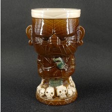 Sanlindou Kupa Tiki Tumblers Seramik Hawaii Partisi Kupalar Gözlük | Parti Kupaları | Seramik Tumblerglasses Kupaları (Kahverengi) (Yurt Dışından)