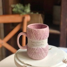 Sanlindou Yaratıcı Renkli Yün Seramik Kupalar Kahve Kupa Süt Çay Büro Bardaklar Drinkware En Iyi Doğum Günü Hediyesi | Kupalar (Pembe) (Yurt Dışından)