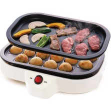 Generic Küçük Takoyaki Maker Barbekü Grill Mini Biftek Kızartma Tavası Pişirme Plakaları Elektrikli Ahtapot Topları Makinesi 20 Delik 110 V 220 V | Waffle Makineleri (Yurt Dışından)