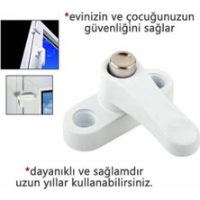 Strongart Pvc Kapı Pencere Emniyet Kilidi - Düğmeli Pimapen Kilidi - Çelik