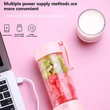 Sanlindou Taşınabilir Mini Blender Usb Şarj Edilebilir El Elektrik Sıkacağı Makinesi Smoothie Blender (Yurt Dışından)