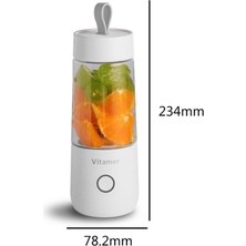 Sanlindou Taşınabilir Elektrikli Meyve Sıkacağı Usb Şarj Edilebilir Smoothie Maker Blender Makinesi (Yurt Dışından)