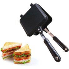 Generic Gaz Yapışmaz Demir Ekmek Tost Kahvaltı Makinesi Sandviç Makinesi Waffle Pancake Pişirme Barbekü Fırın Kalıp Izgara Kızartma Tenceresi | Waffle Makineleri (Yurt Dışından)