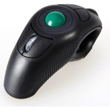 Sanlindou 2.4G Kablosuz Hava Fare El Trackball Fare Usb Bağlantı Noktası Başparmak Kontrollü El Trackball Fare 15 M Uzaktan Siyah (Yurt Dışından)