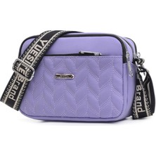 Sanlindou Geometrik Crossbody Çanta Kadın Moda Marka Omuz Çantası Naylon Bez Su Geçirmez El Çantası Ve Çanta Bayanlar Küçük Messenger Çanta (Mor) (Yurt Dışından)