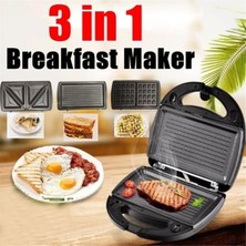 Generic 3 1WAFFLE Maker 750 W Ev Elektrikli Mini Waffle Kum Makinesi Çok Fonksiyonlu Tost Makinesi Pişirme Kahvaltı Makinesi | Waffle Makineleri (Yurt Dışından)