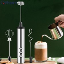 Sanlindou Elektrikli Blender Süt Froother Usb Şarj Edilebilir Gıda Mikser El Bubble Maker (Yurt Dışından)