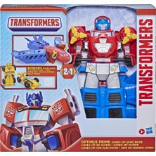 Bernam Transformers Optimus Prime Jumbo Jet Yarışçısı