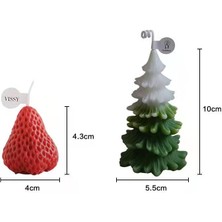 Vissy Soya Balmumu Dekoratif Aromaterapi Mum Kombinasyonu (Yurt Dışından)