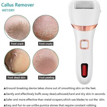 Sanlindou Elektrikli Callus Remover Profesyonel Pedikür Ayakları Araçları Su Geçirmez Ayak Bakım Araçları Ayak Dosyası Sert Cilt Remover Şarj Edilebilir | Ayak Bakım Aracı (Yurt Dışından)